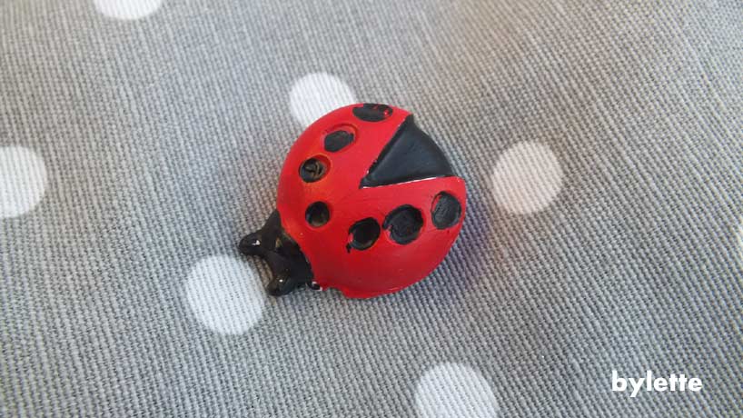 Painted ladybug perfume diffuser